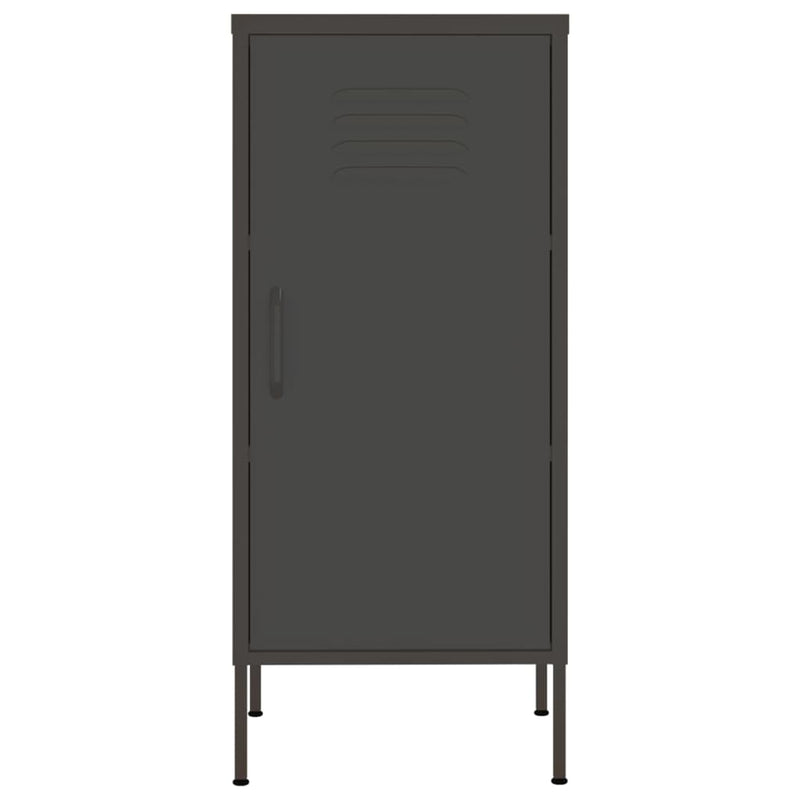 Anthracite Storage Cabinet 16.7x13.8x40 Steel