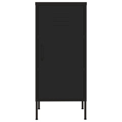 Black Storage Cabinet 16.7x13.8x40 Steel