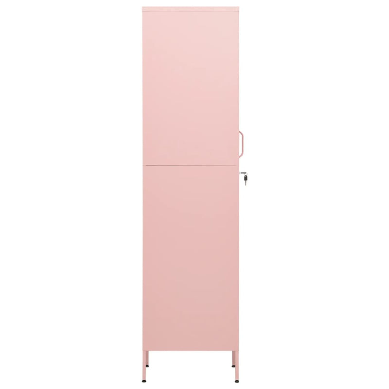 Pink Storage Locker Cabinet 13.8x18.1x70.9 Steel