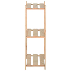 3-Tier Storage Rack 31.5x11.2x35.4 Solid Wood Pine