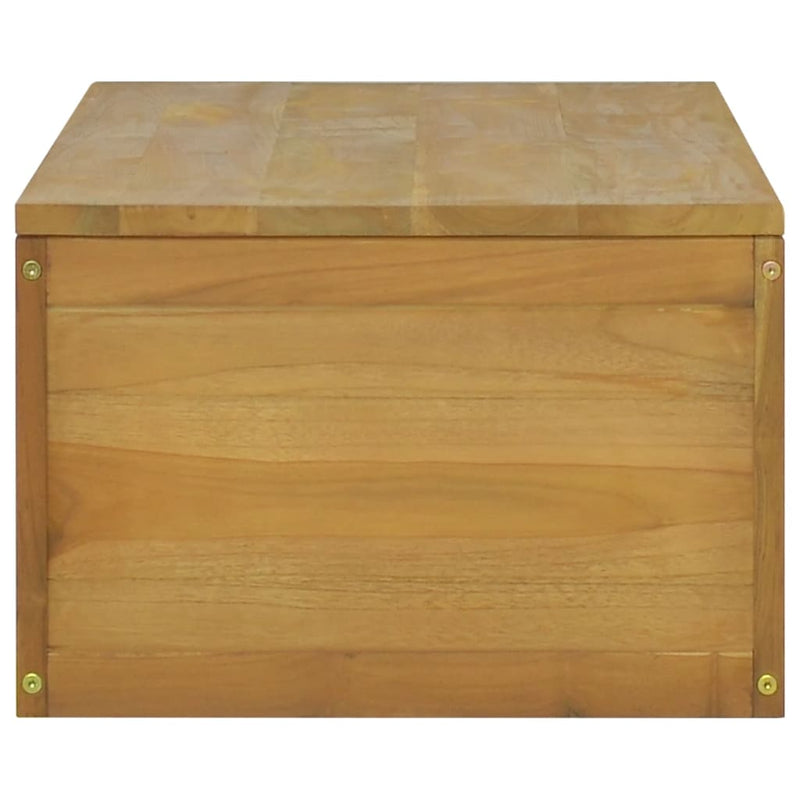 Wall-mounted Teak Bathroom Cabinet 43.3x17.7x11.8 Solid Wood