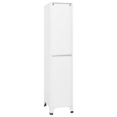 15x17.7x70.9 White Locker Cabinet Steel