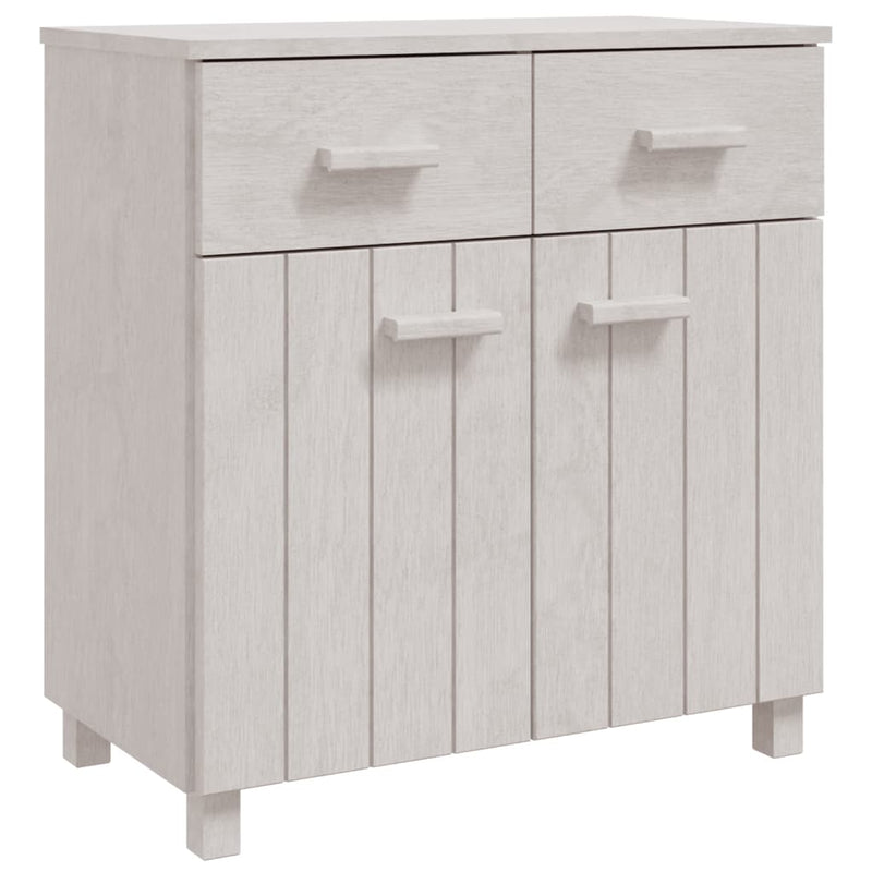 31.1x15.7x31.5 HAMAR White Sideboard Solid Pine