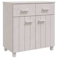 31.1x15.7x31.5 HAMAR White Sideboard Solid Pine