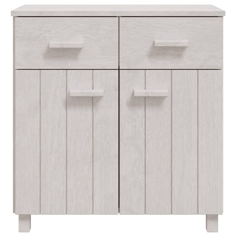 31.1x15.7x31.5 HAMAR White Sideboard Solid Pine