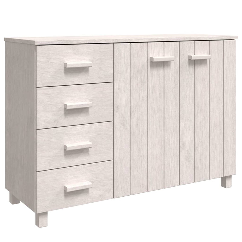 Sideboard HAMAR White 44.5x15.7x31.5 Solid Wood Pine HAMAR