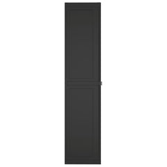 Black Outdoor Storage Cabinet 25.6x14.6x65 PP