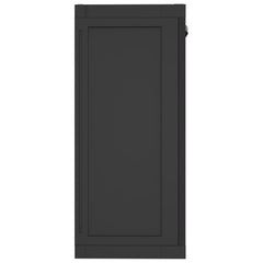 Black PP Outdoor Storage Cabinet 38.2x14.6x33.5