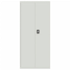 File Cabinet Light Gray 35.4x15.7x78.7 Steel