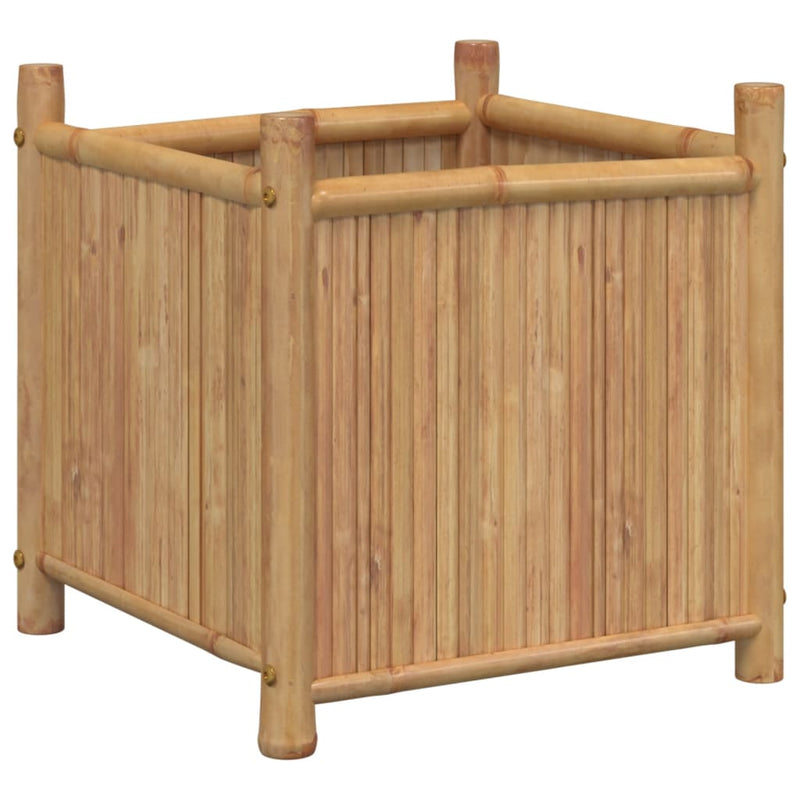 Bamboo Planter 19.7 x 19.7 x 19.7 Inches