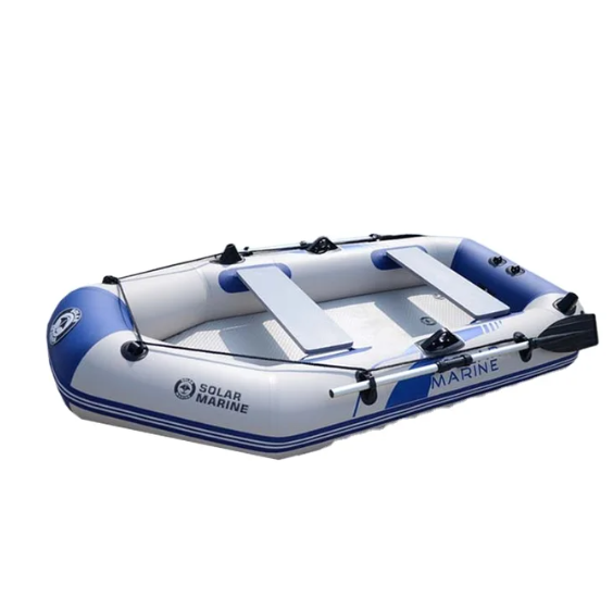 3 Person 230 CM Inflatable Fishing Boat Rowing Kayak Canoe Hovercraft