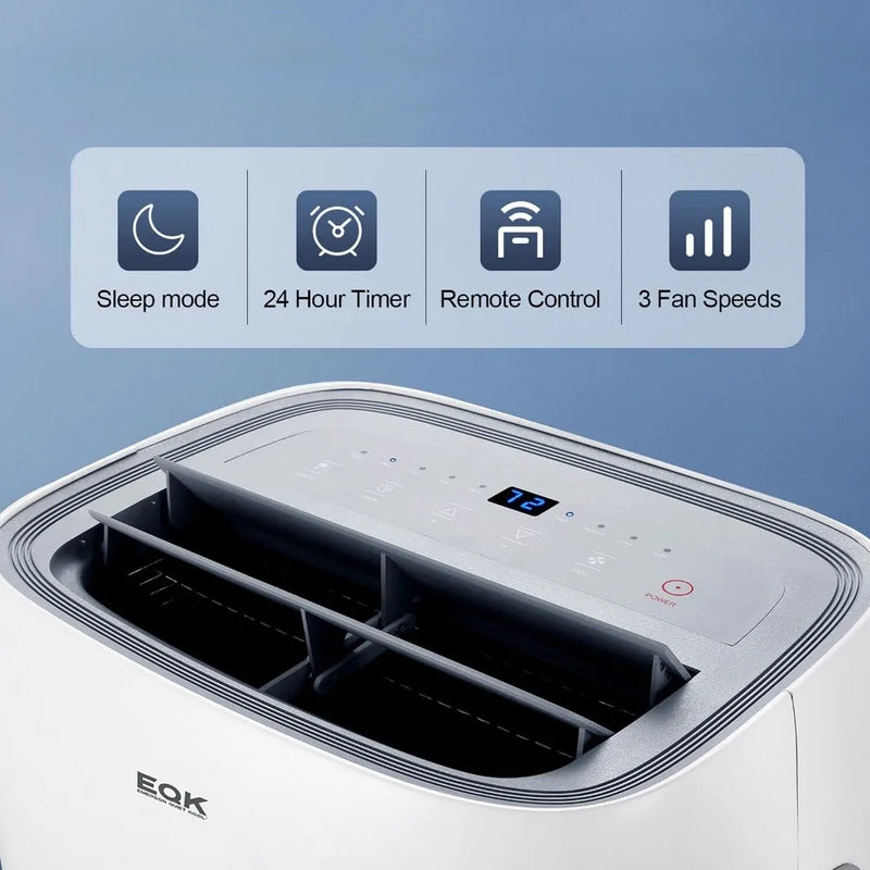 Portable Air Conditioner 8000 BTU with Dehumidifier and Remote Control, AC for Apartment, Bedroom