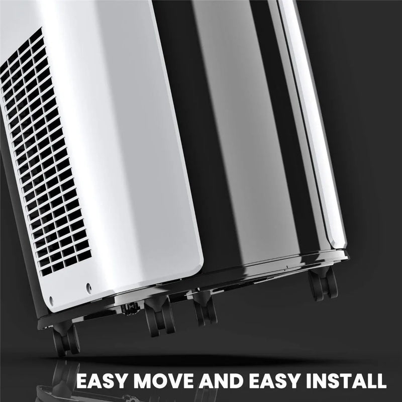 Portable Air Conditioner 8,000 BTU Quiet Remote Control Built-in Dehumidifier Fan Easy Window Installation Kit  Rooms Up to 300 Sq.Ft