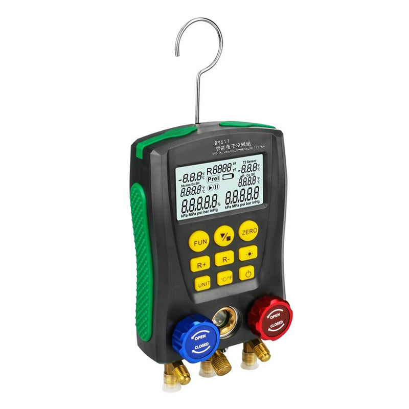 Refrigerant Meter HVAC Vacuum Pressure Temperature Leakage Tester