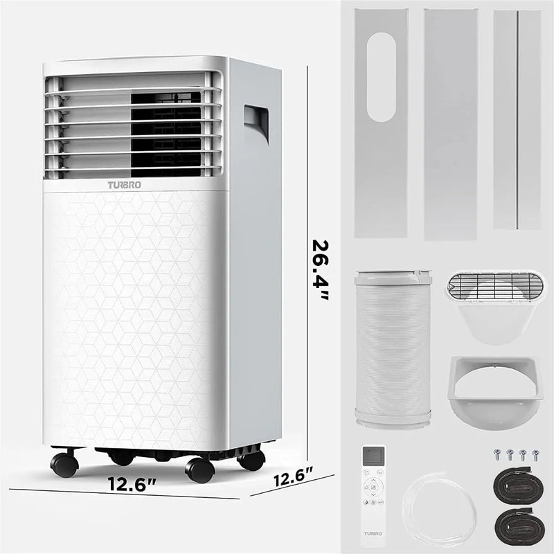 Portable Air Conditioner 3-in-1 Floor AC Unit Dehumidifier Fan for Rooms Remote Included