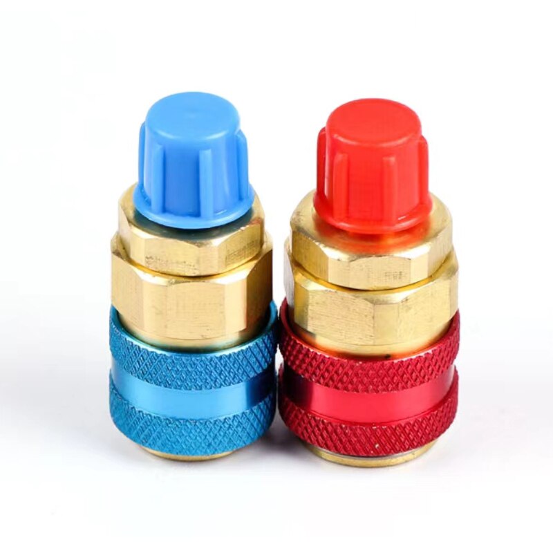 R134A Car Quick Coupler Connector Adapter H/L Manifold Connector Adapters Remover Tool