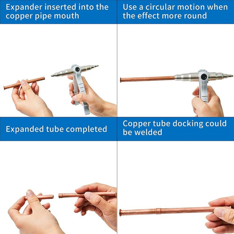 WK-622 Hot Refrigeration Copper Pipe Tube Expanders Manual  Air Conditioner Install Repair Hand Expanding Powers Tool