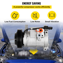 CO 29001C 5005440AA 4710522 0610043 Universal Air Conditioner AC Compressor for Grand Caravan Town & Country A/C Compressor 471-0522 77374 78374 97343 98343