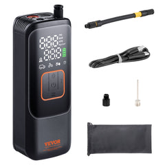 Tire Inflator Portable Air Compressor 150PSI 4000mAh Rechargeable Auto-Off