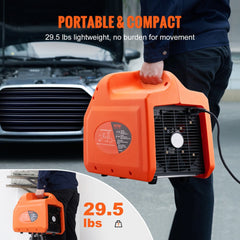 3/4 HP Refrigerant Recovery Machine - Portable AC Recovery Machine with High Pressure Protection, 120V 60Hz Refrigerant Recycle Machine HVAC for Car Air Conditioning, Vapor Liquid Refrigerant