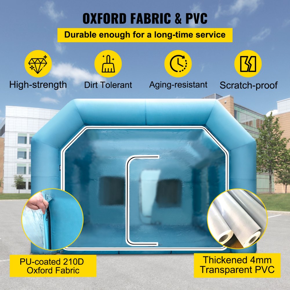 39.3x16.4x13.1Ft Inflatable Spray Booth Custom Tent Paint Booth Inflatable