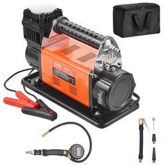 12V Heavy Duty Portable Air Compressor Car Tire Inflator 7.06CFM 150PSI