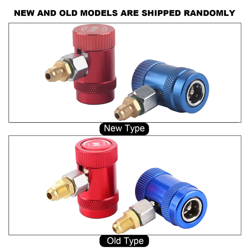 Professional Quick Couplers Air Conditioner Service Port Adapter Fit for R1234yf Refrigerants