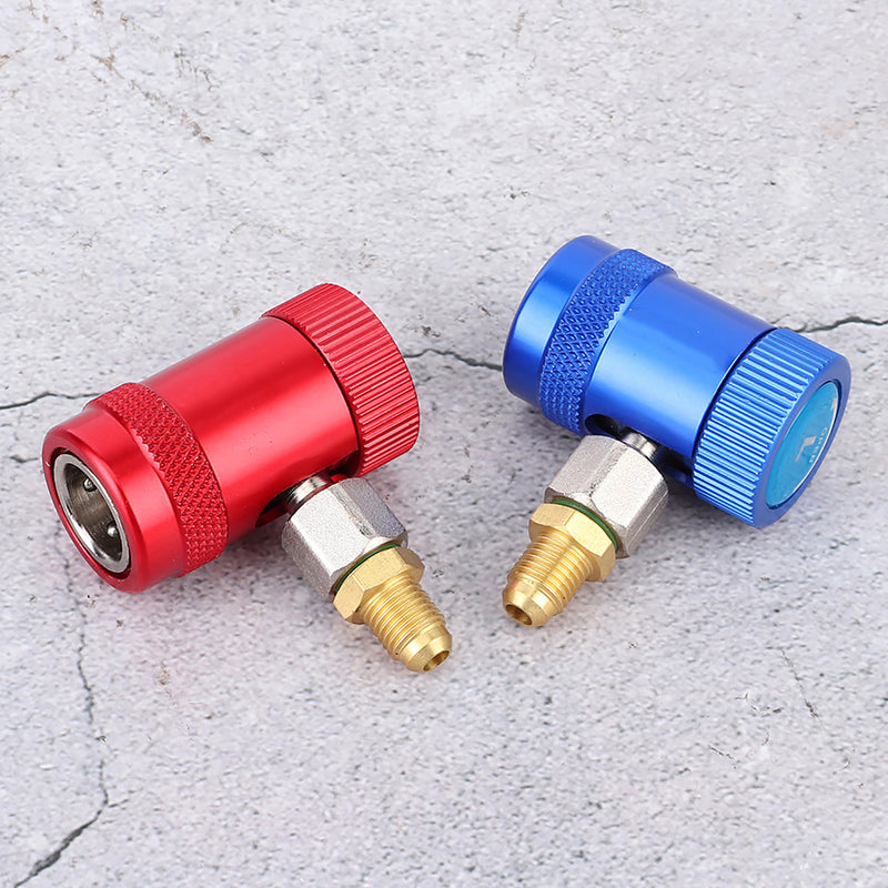 Professional Quick Couplers Air Conditioner Service Port Adapter Fit for R1234yf Refrigerants