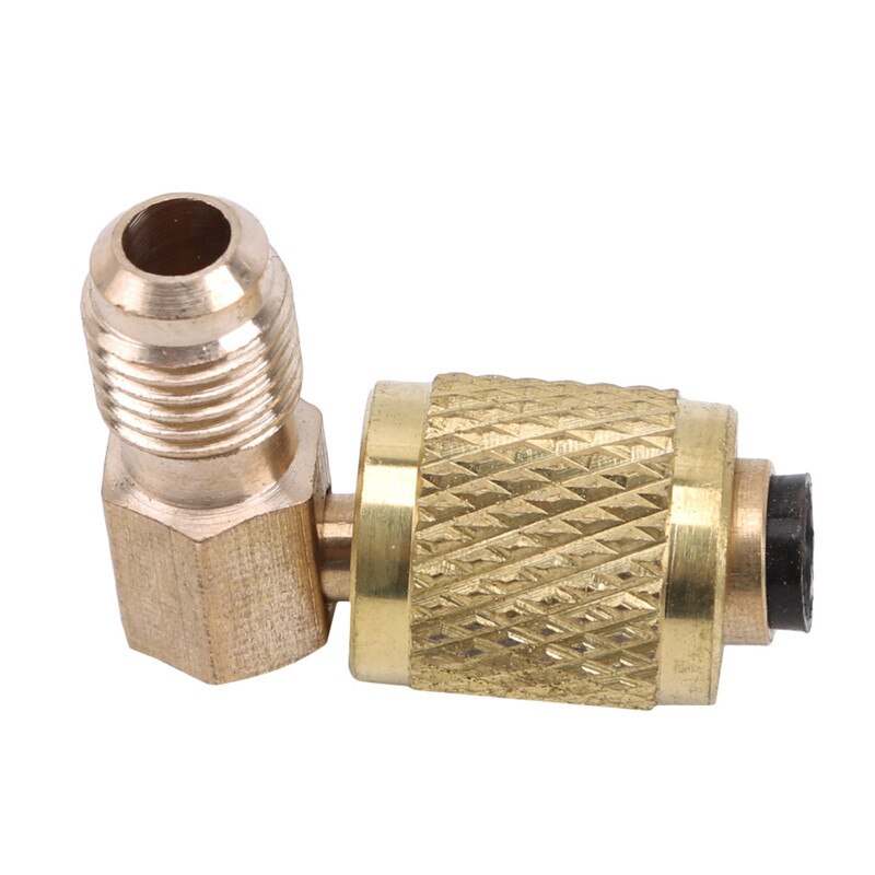 8Pcs Refrigerant Adapter Fluorine Connector Conditioner Connector Car Accessories Parts