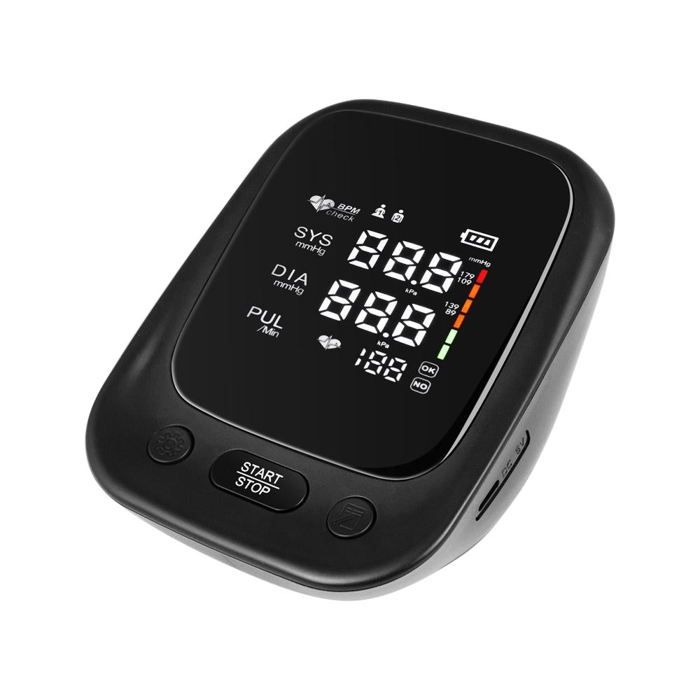 Accurately Monitor Your Blood Pressure with our Electronic Digital Machine - Upper Arm Cuff, 2X90 Memory, and Voice Broadcast for Home Use - Never Miss a Beat