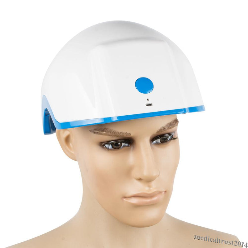 Laser Hair Growth Therapy Helmet - Regrow Your Hair with 80 Point Treatment Cap for Alopecia and Hair Loss