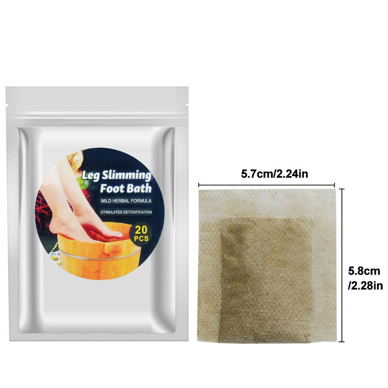 Foot Patch Leg Slimming Wormwood SPA and Ginger Powder Foot Bath for Soothing, Soft and Slim Legs