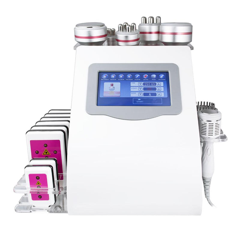 9 in 1 Slimming Machine - Vacuum, Ultrasonic Cavitation, Sextupole F Handle Weight Loss