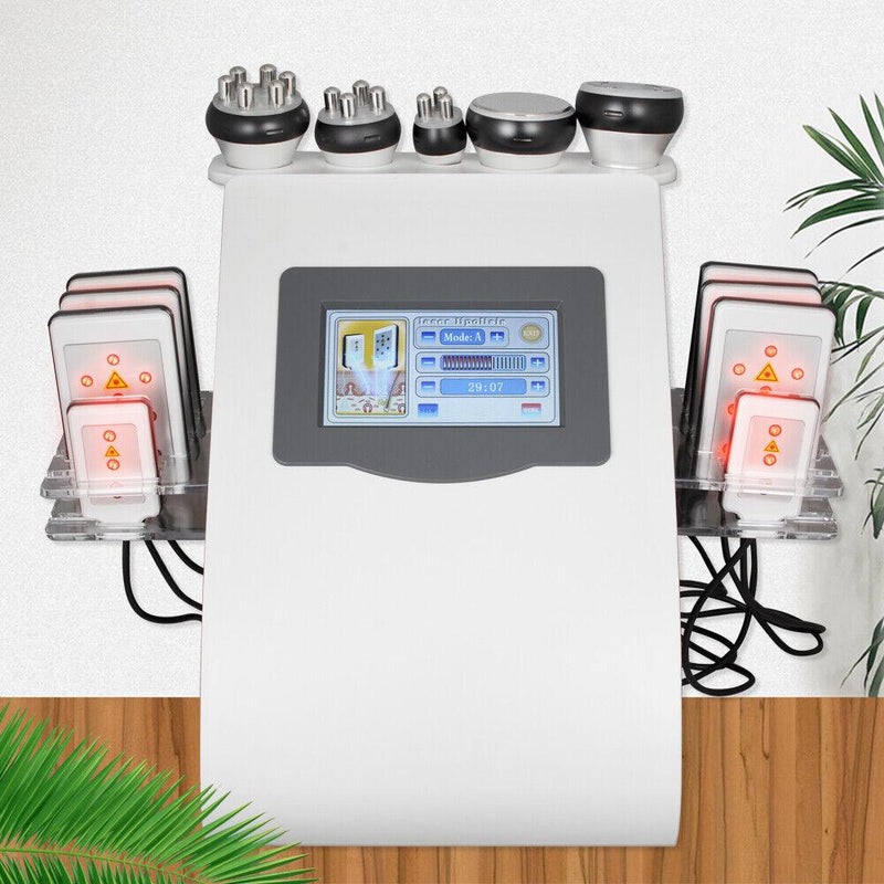 6-in-1 Slimming Machine - Cavitation Ultrasonic Vacuum Body Slimming, Cellulite Reduction, Body Shaping