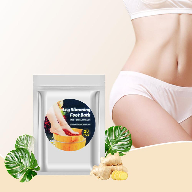 Foot Patch Leg Slimming Wormwood SPA and Ginger Powder Foot Bath for Soothing, Soft and Slim Legs