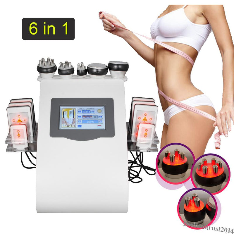 6-in-1 Slimming Machine - Cavitation Ultrasonic Vacuum Body Slimming, Cellulite Reduction, Body Shaping