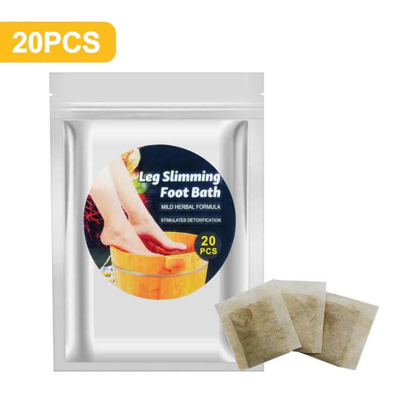 Foot Patch Leg Slimming Wormwood SPA and Ginger Powder Foot Bath for Soothing, Soft and Slim Legs