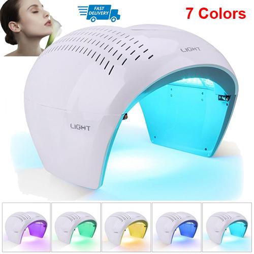 PDT Light Therapy Photon Facial Mask - 7 Colors for Acne Removal, Wrinkle Reduction, and Skin Rejuvenation